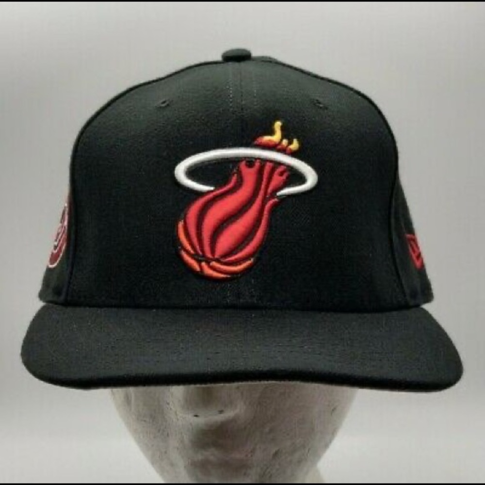 NBA New Era Miami Heat 3X Champ size 7 1/4 Hat